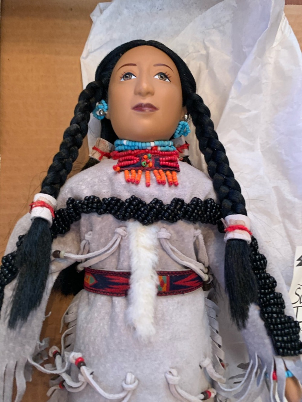 Traditions Sandy Dolls Collectible Native-Inspired Girl Doll Pocahontas 16Inch - Picture 2 of 5